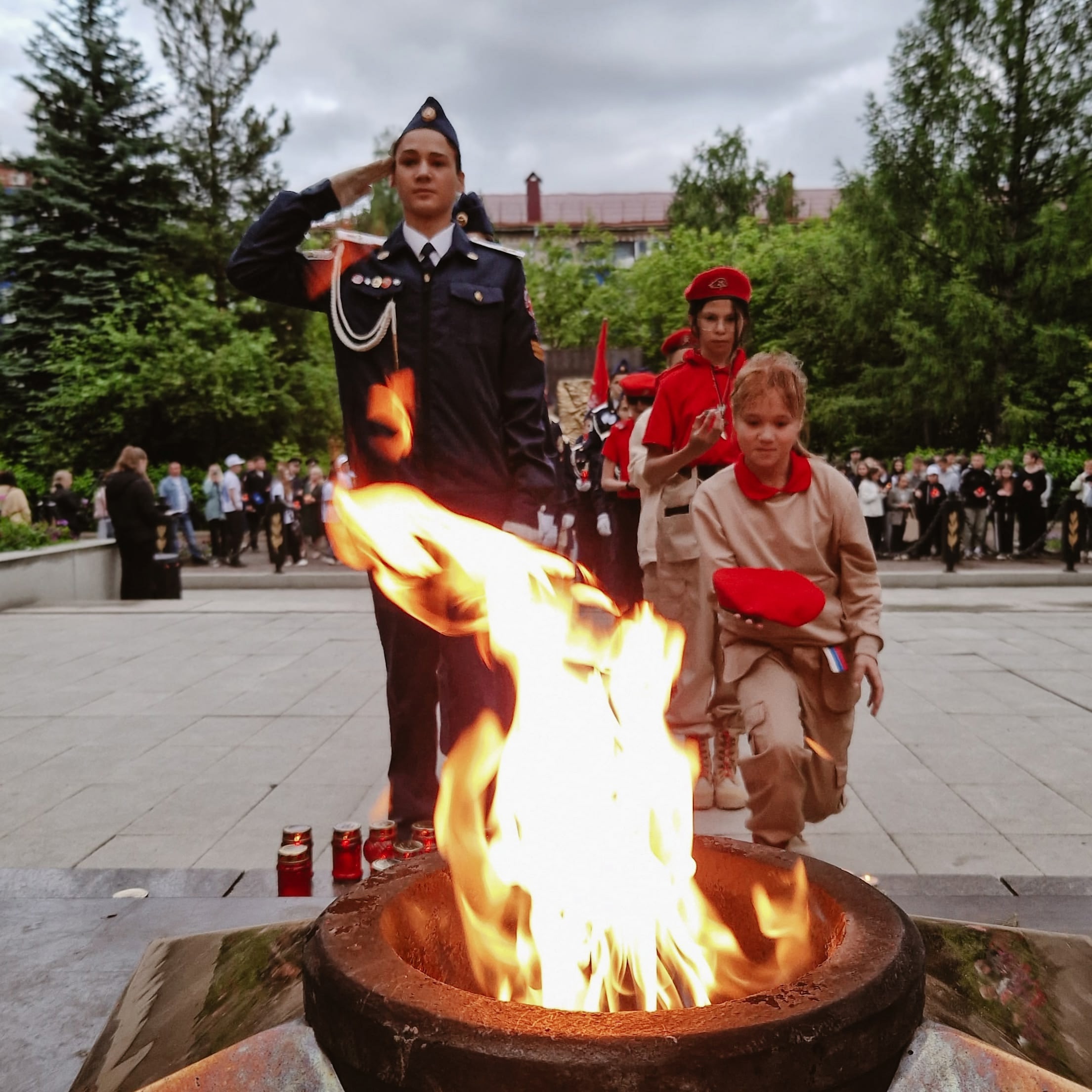 Почтили память павших