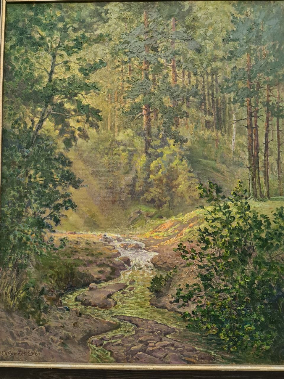 О природе и любимом городе, запечатлённом на холсте