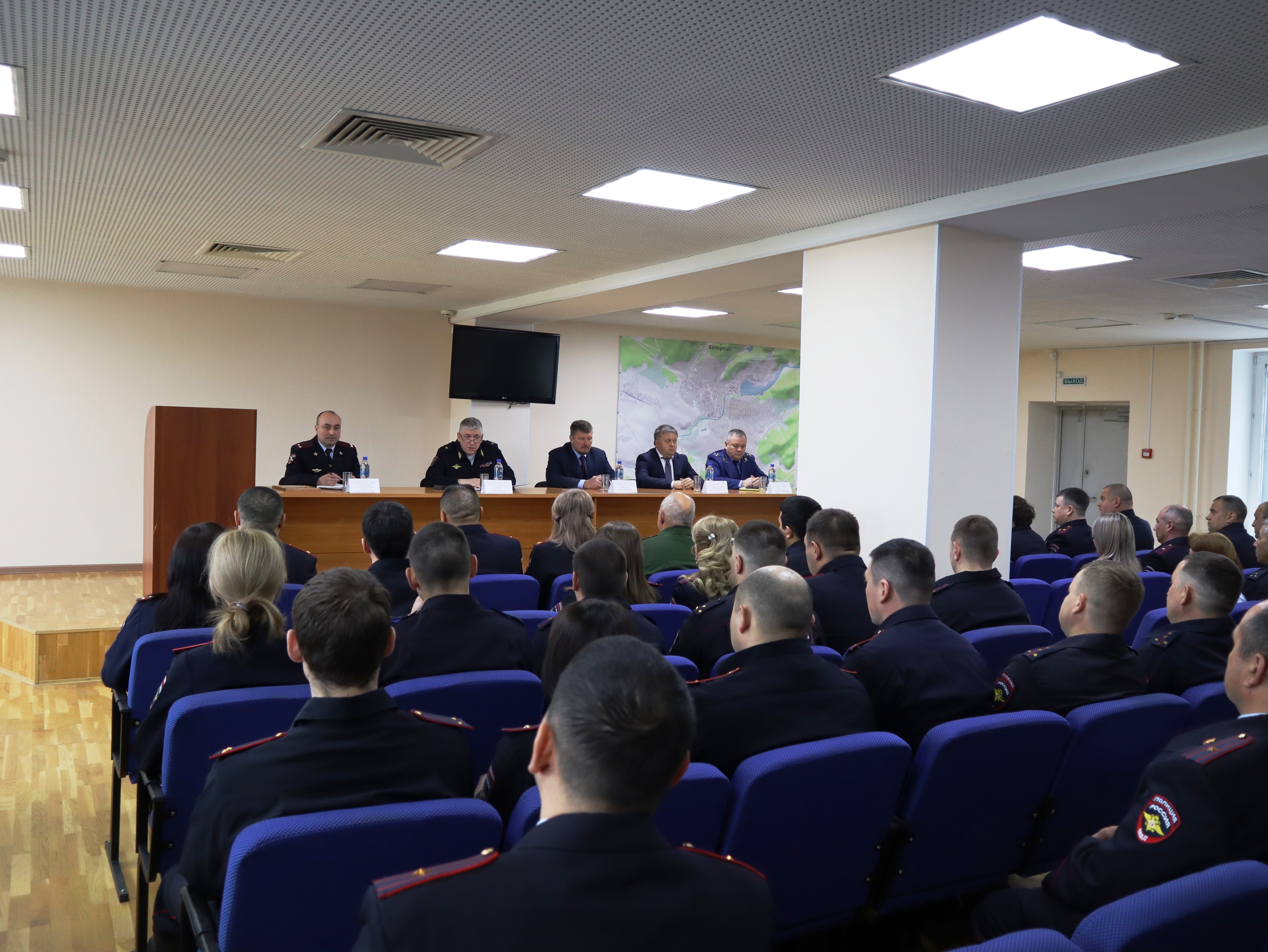 Полицейским Белорецкого района представили нового руководителя