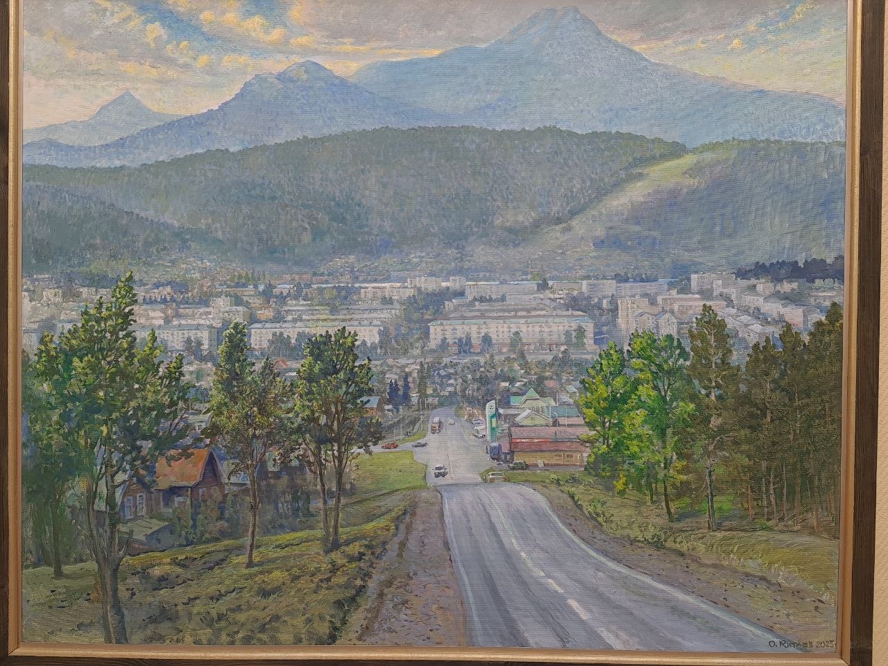 О природе и любимом городе, запечатлённом на холсте