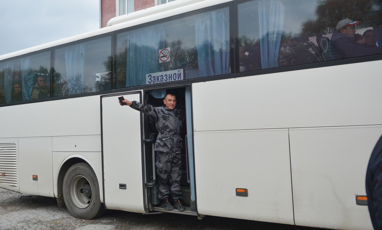 В Белорецком районе состоялась первая отправка мобилизованных