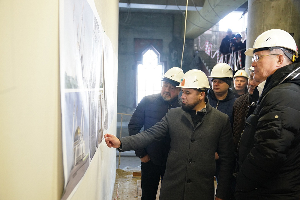 Отделку фасадов мечети «Ар-Рахим» в Уфе планируют завершить ко Дню города