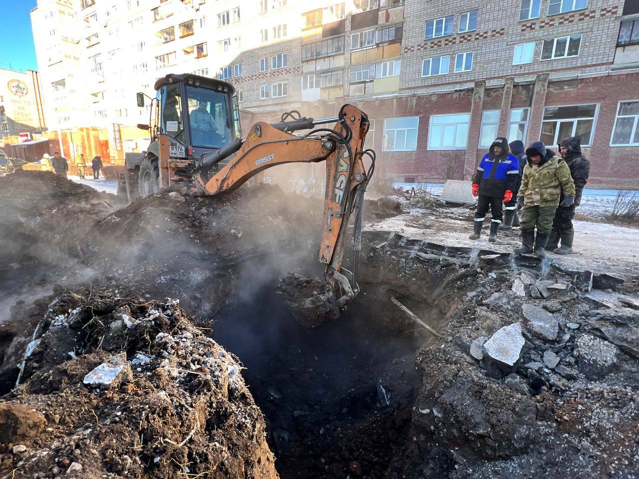 Работает оперативный штаб по устранению аварии