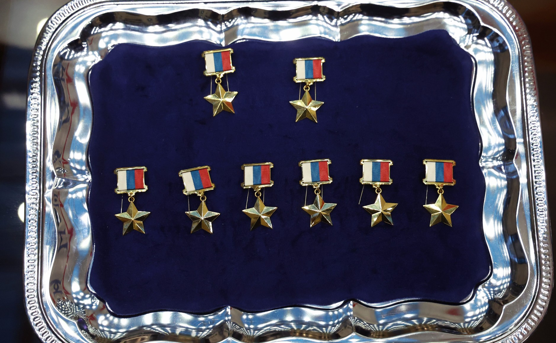 Вручение медалей «Золотая Звезда» участникам СВО