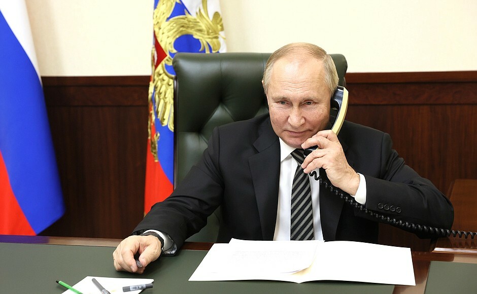 Телефонный разговор с Президентом Белоруссии Александром Лукашенко