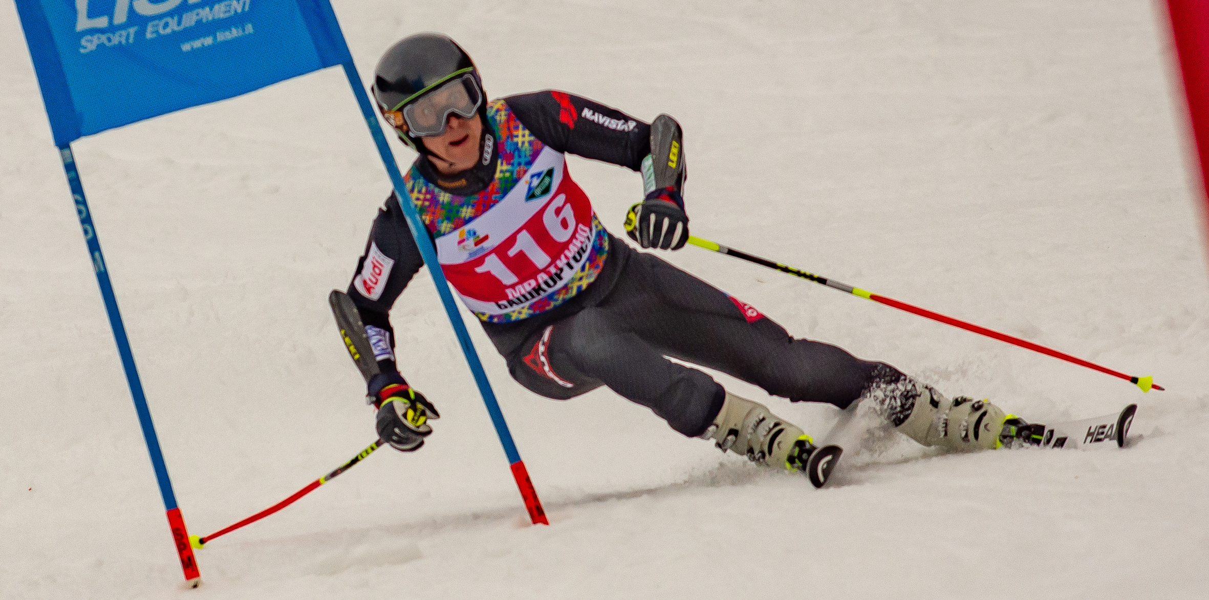 На старте – ветераны горнолыжного спорта