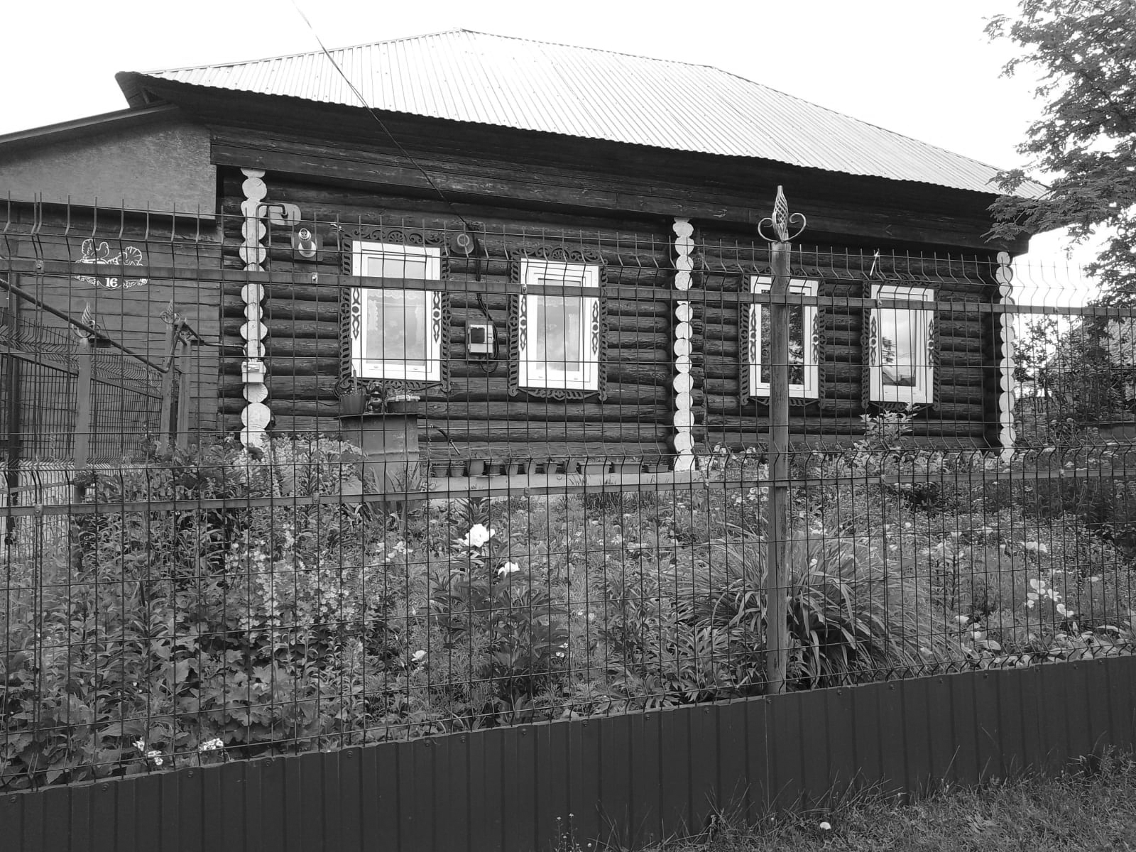 Одна из детей войны, живущих в селе Серменево