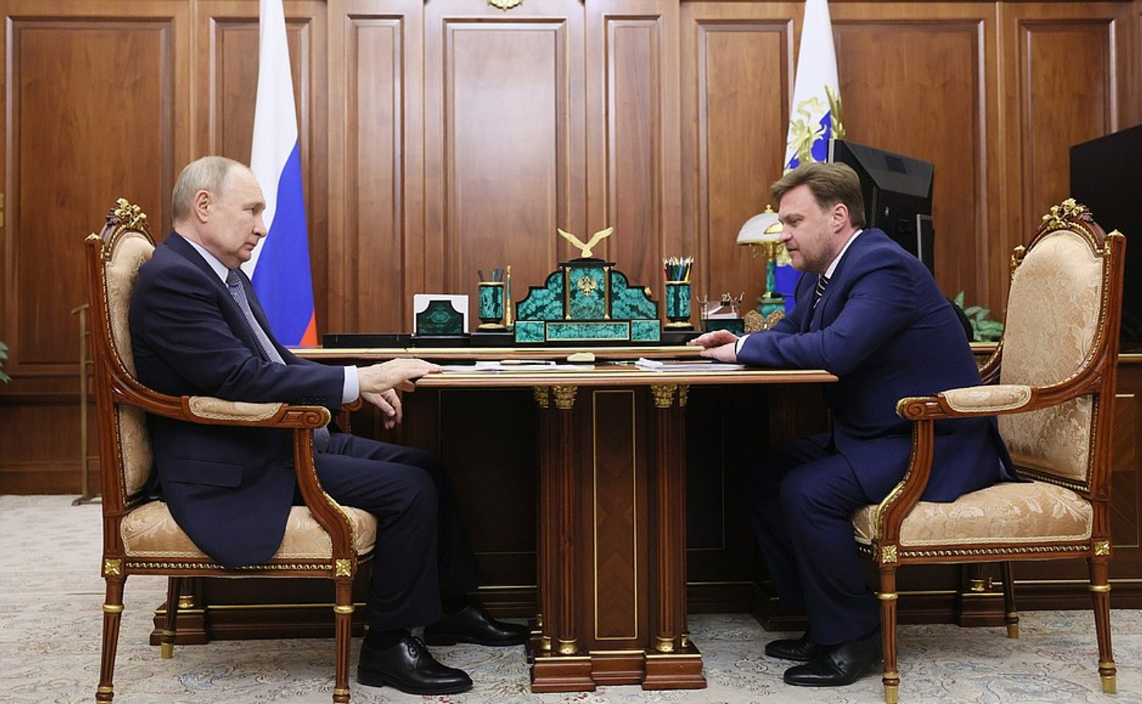 Встреча с генеральным директором «РусГидро» Виктором Хмариным