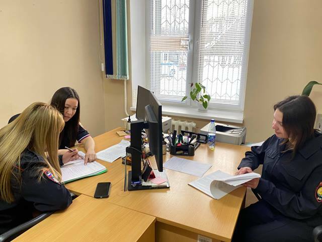 Урок для будущих полицейских