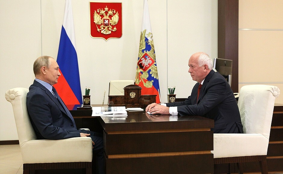 Президент встретился с главой госкорпорации «Ростех» Сергеем Чемезовым