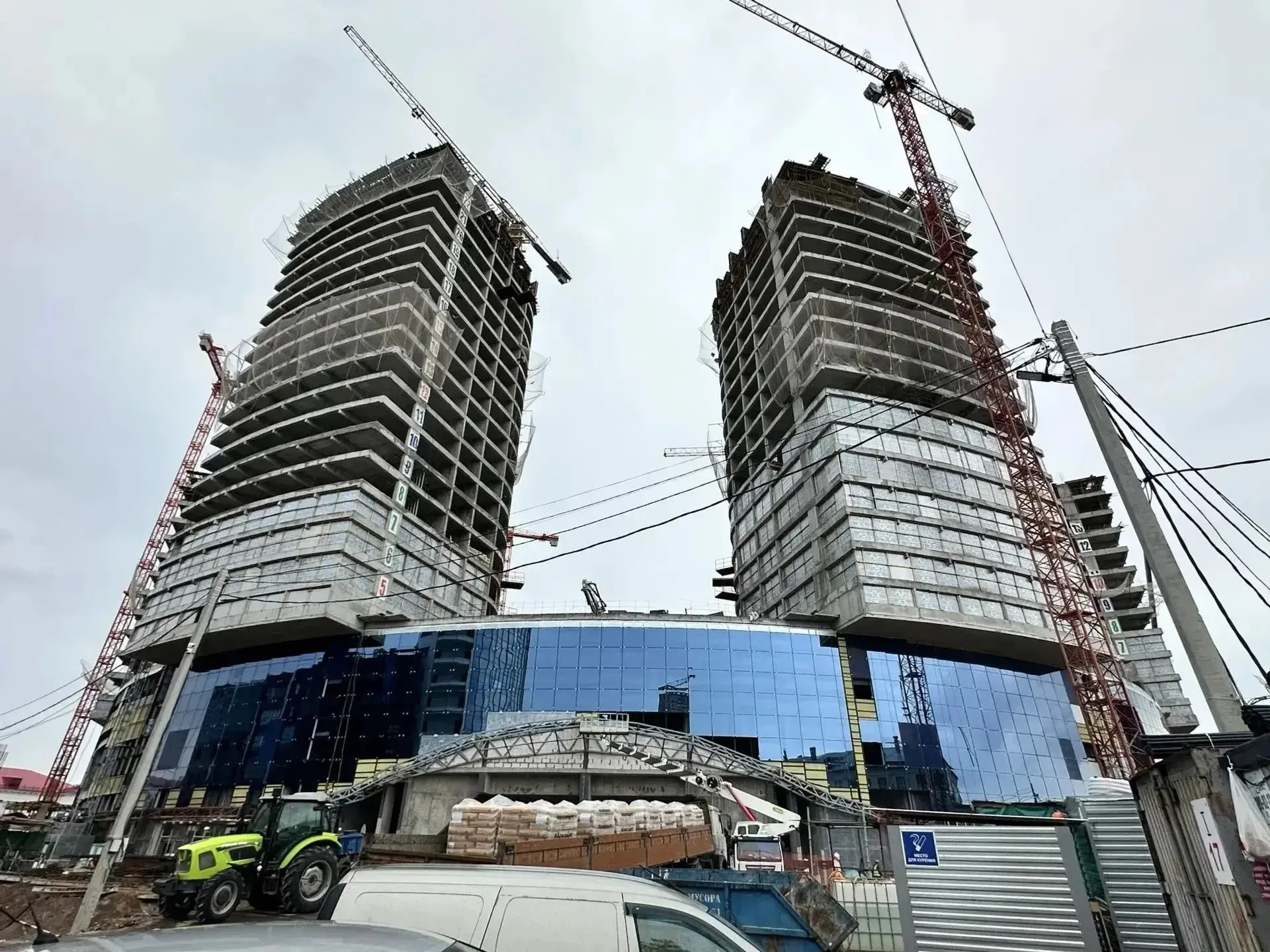 Продолжается строительство Межвузовского студенческого кампуса Евразийского науч