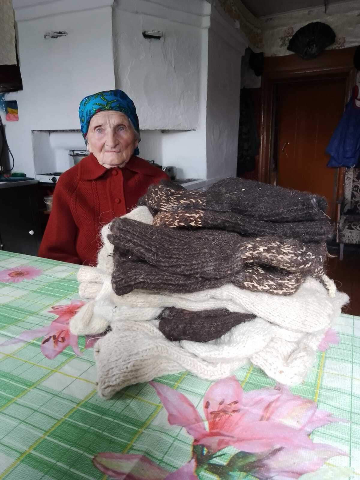 Одна из детей войны, живущих в селе Серменево