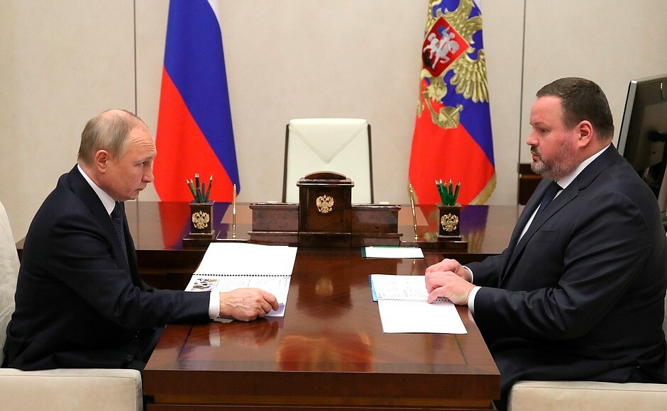 Владимир Путин провёл рабочую встречу с Министром труда и социальной защиты