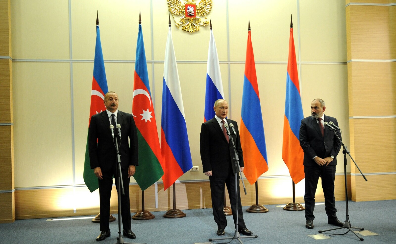 Заявления по итогам трёхсторонних переговоров лидеров России, Азербайджана и Армении