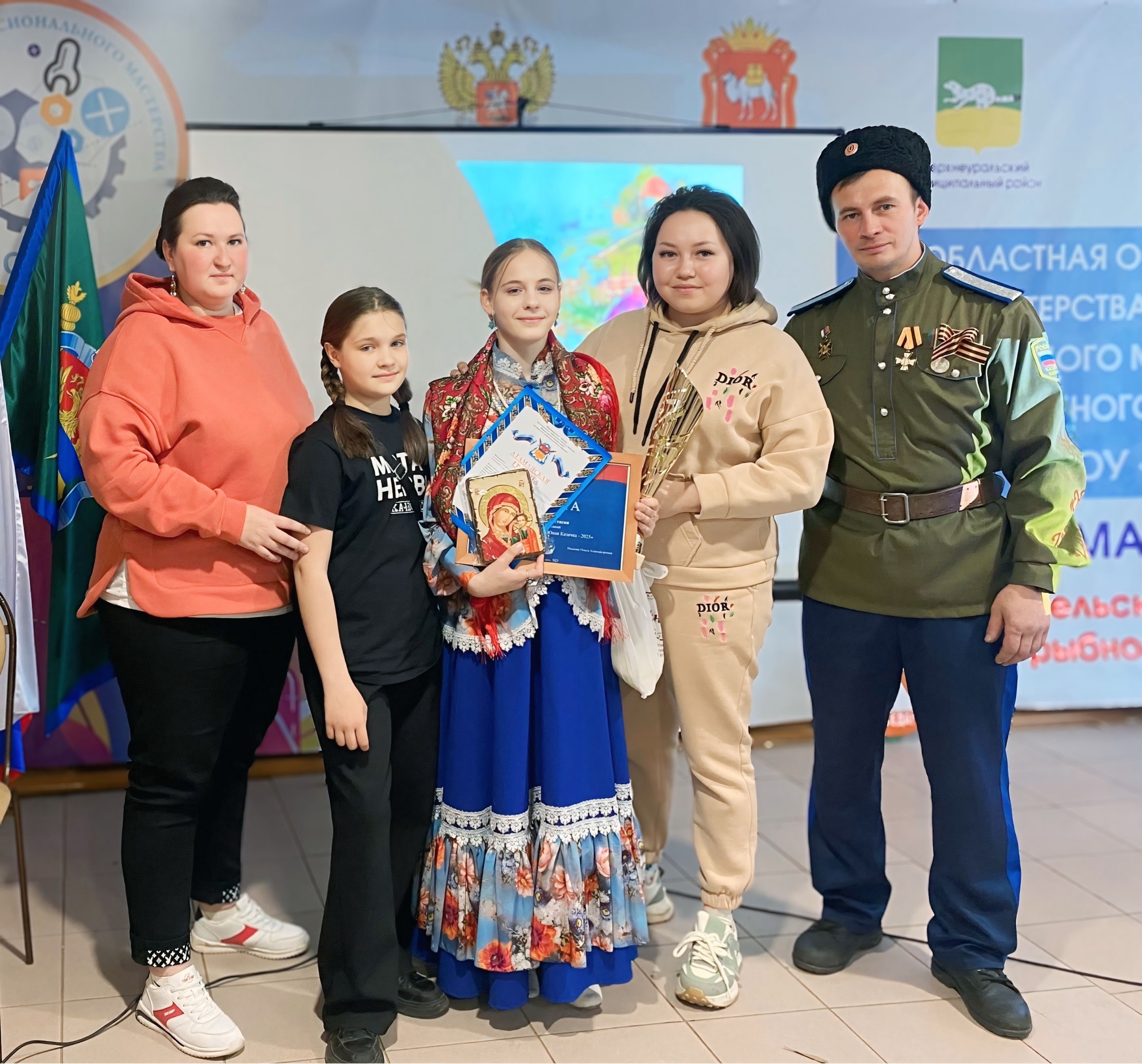 Растёт настоящая казачка