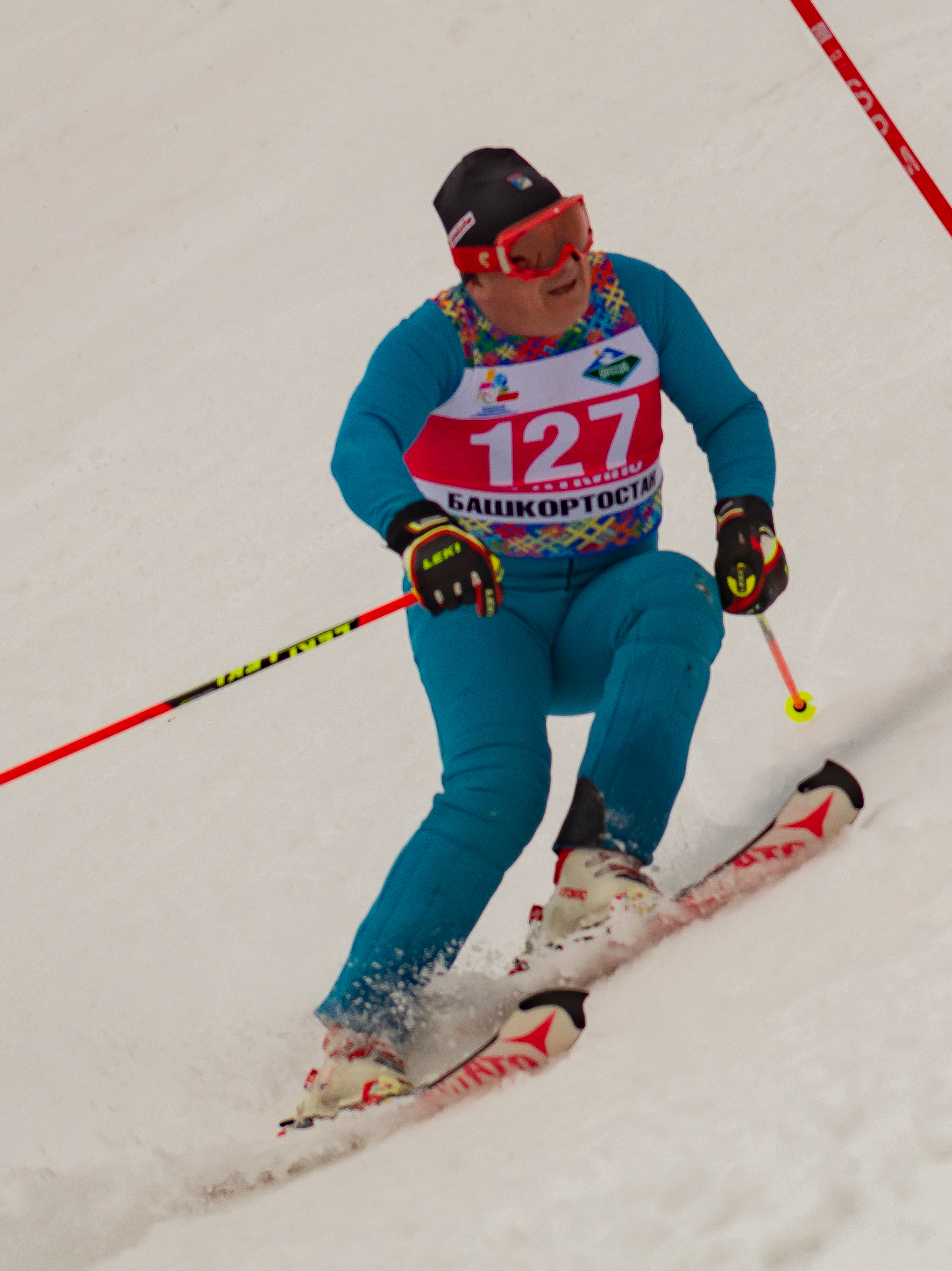 На старте – ветераны горнолыжного спорта