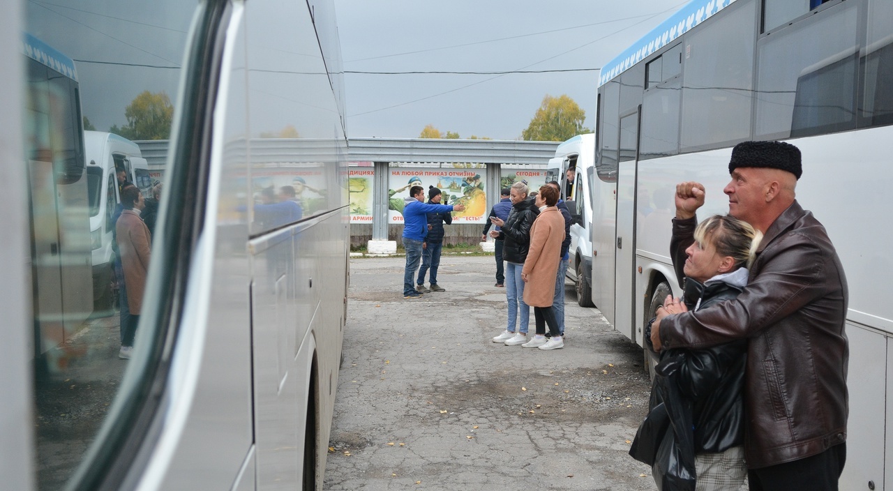 В Белорецком районе состоялась первая отправка мобилизованных