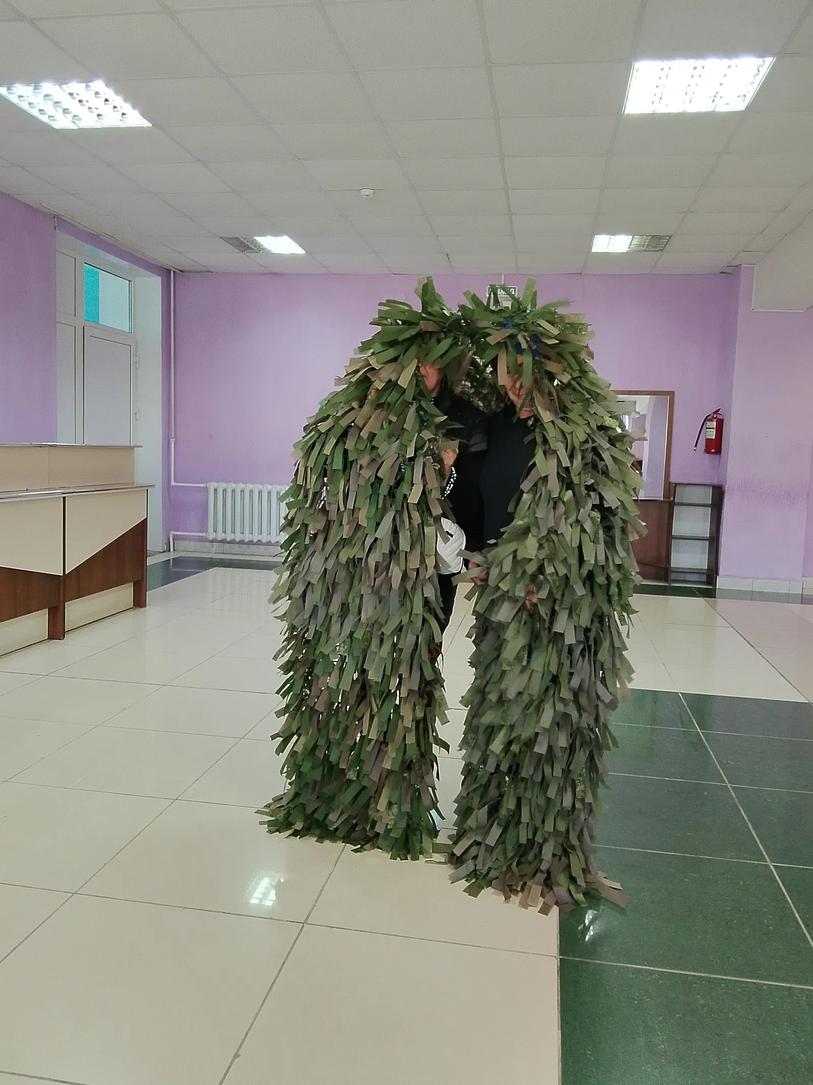 Помощь серменевских волонтёров