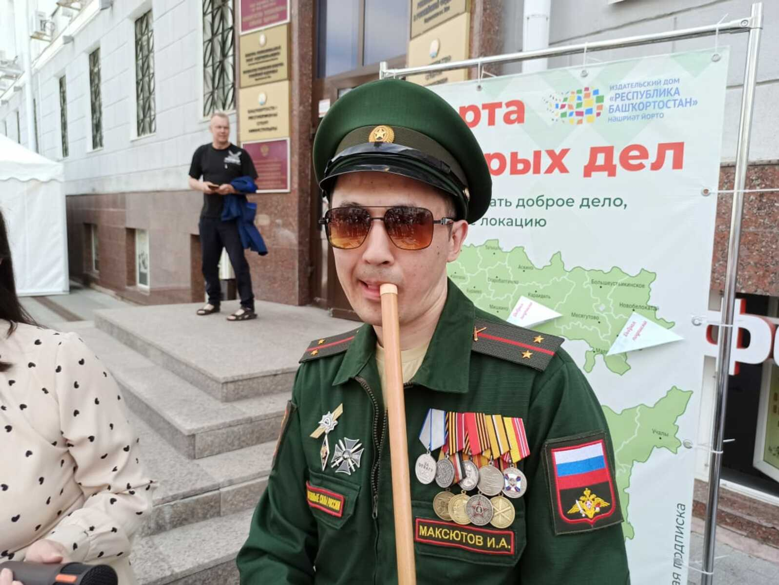 Участник СВО – почетный гость «Китап-Байрама» в Уфе