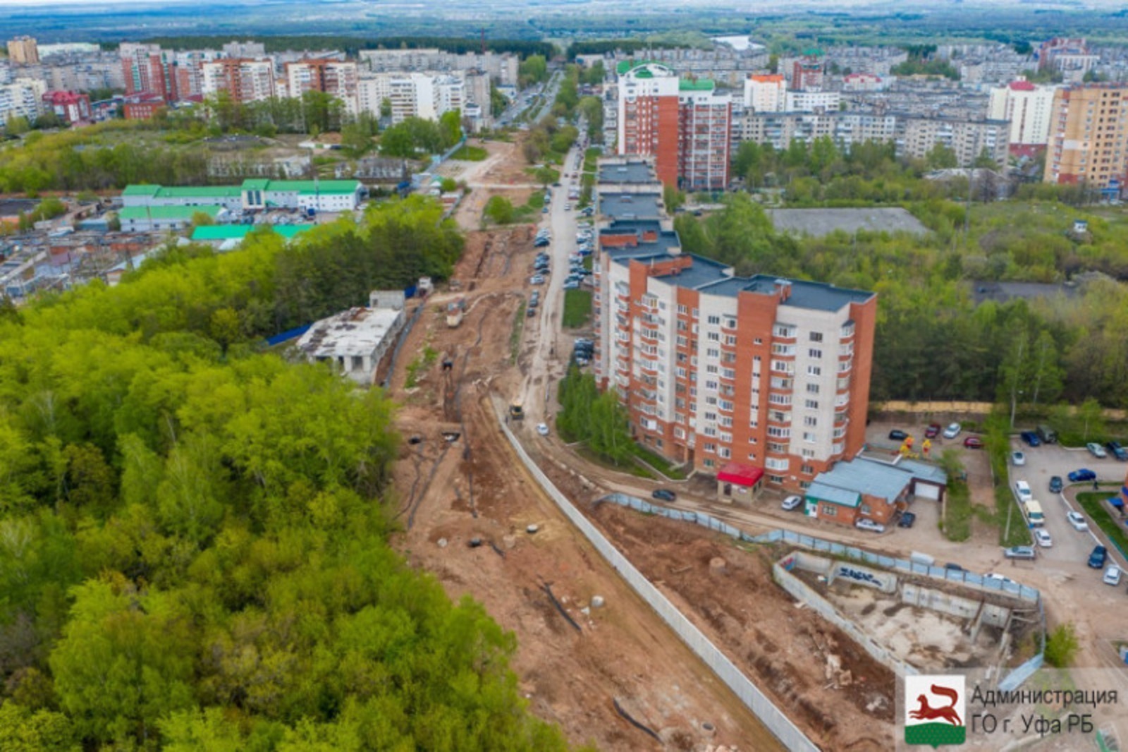 В Уфе продолжается реконструкция участка улицы Рабкоров