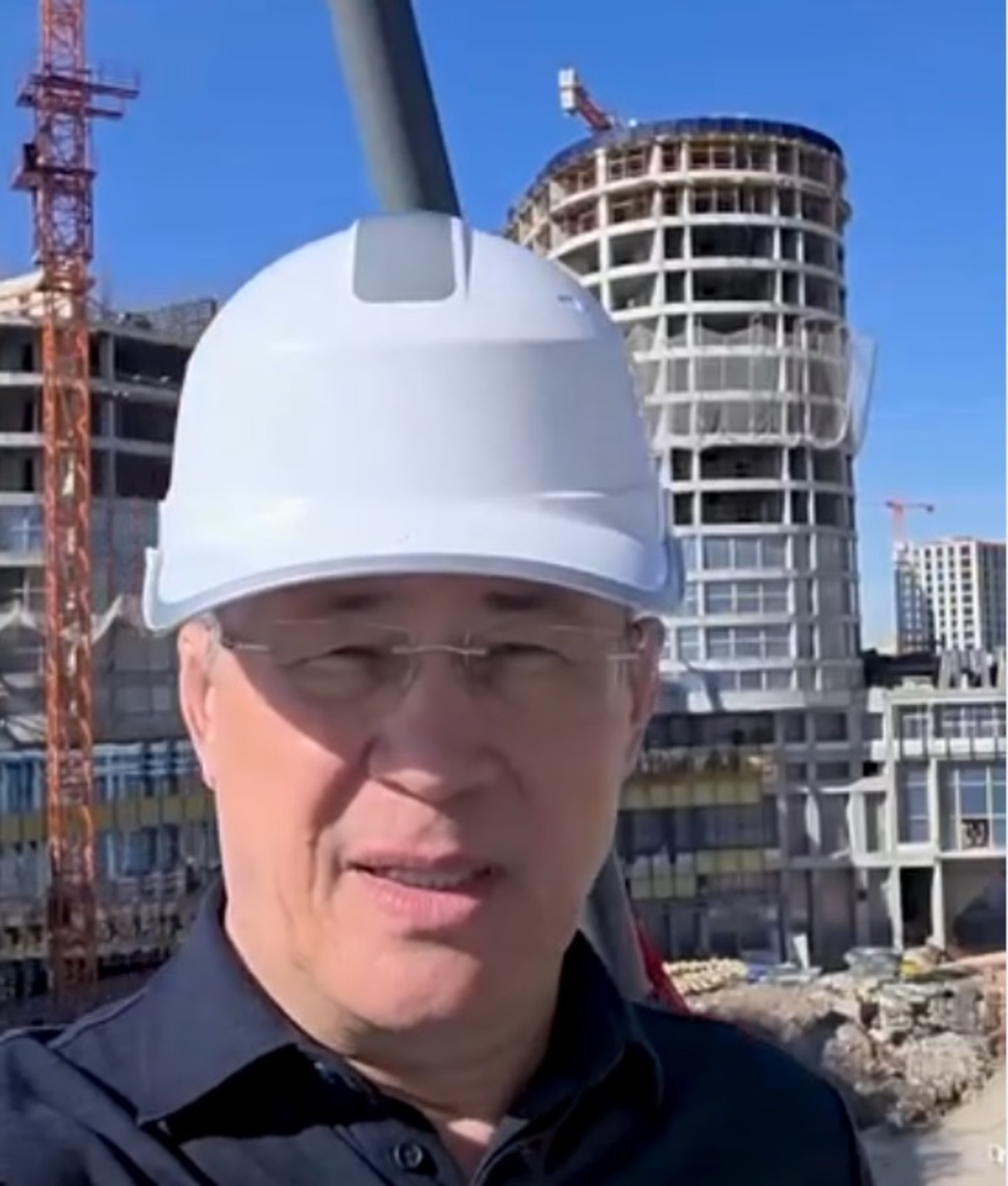 Радий Хабиров побывал на строительстве Межвузовского кампуса