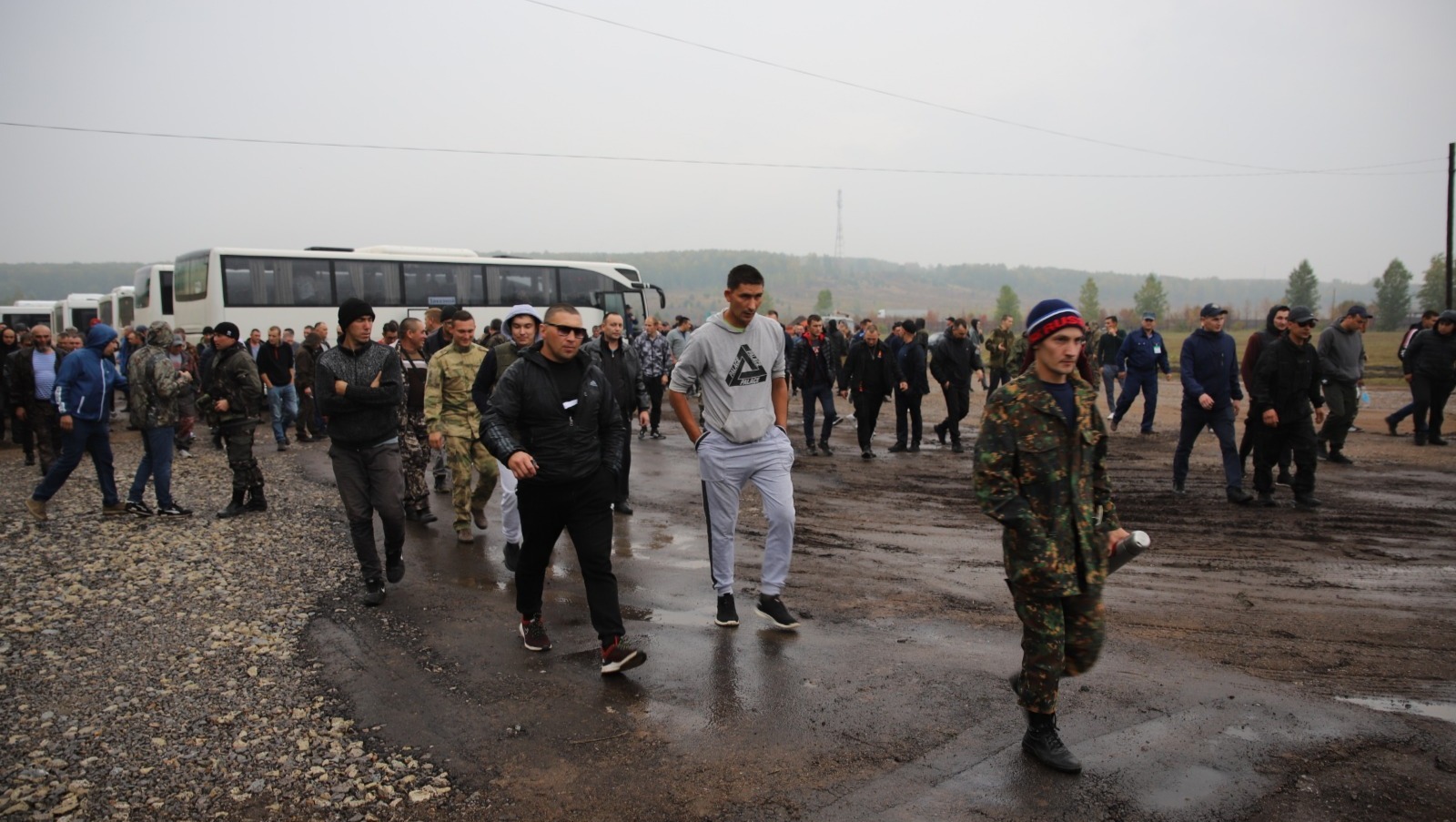 На границе Башкирии сформировали пункт отдыха для встречи защитников Отечества