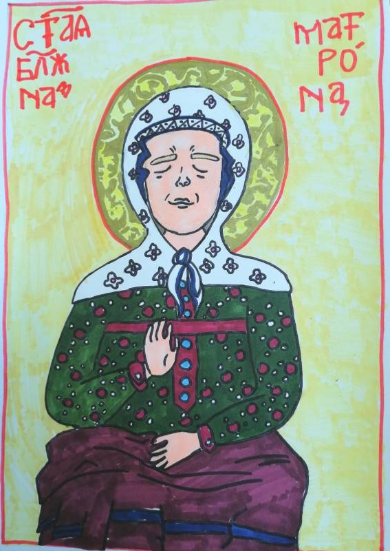 Дети рисуют святых